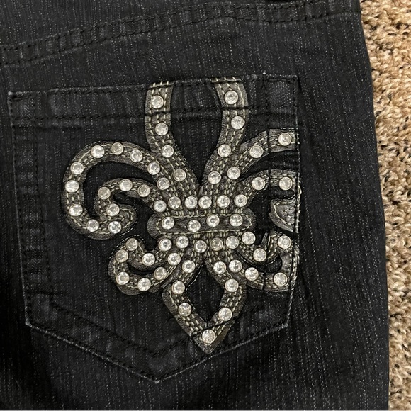 Daniel Jeans Bootcut With Embellished Back Pockets Sz 11-12 - Picture 9 of 10